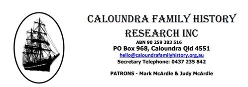 Caloundra Family History Research